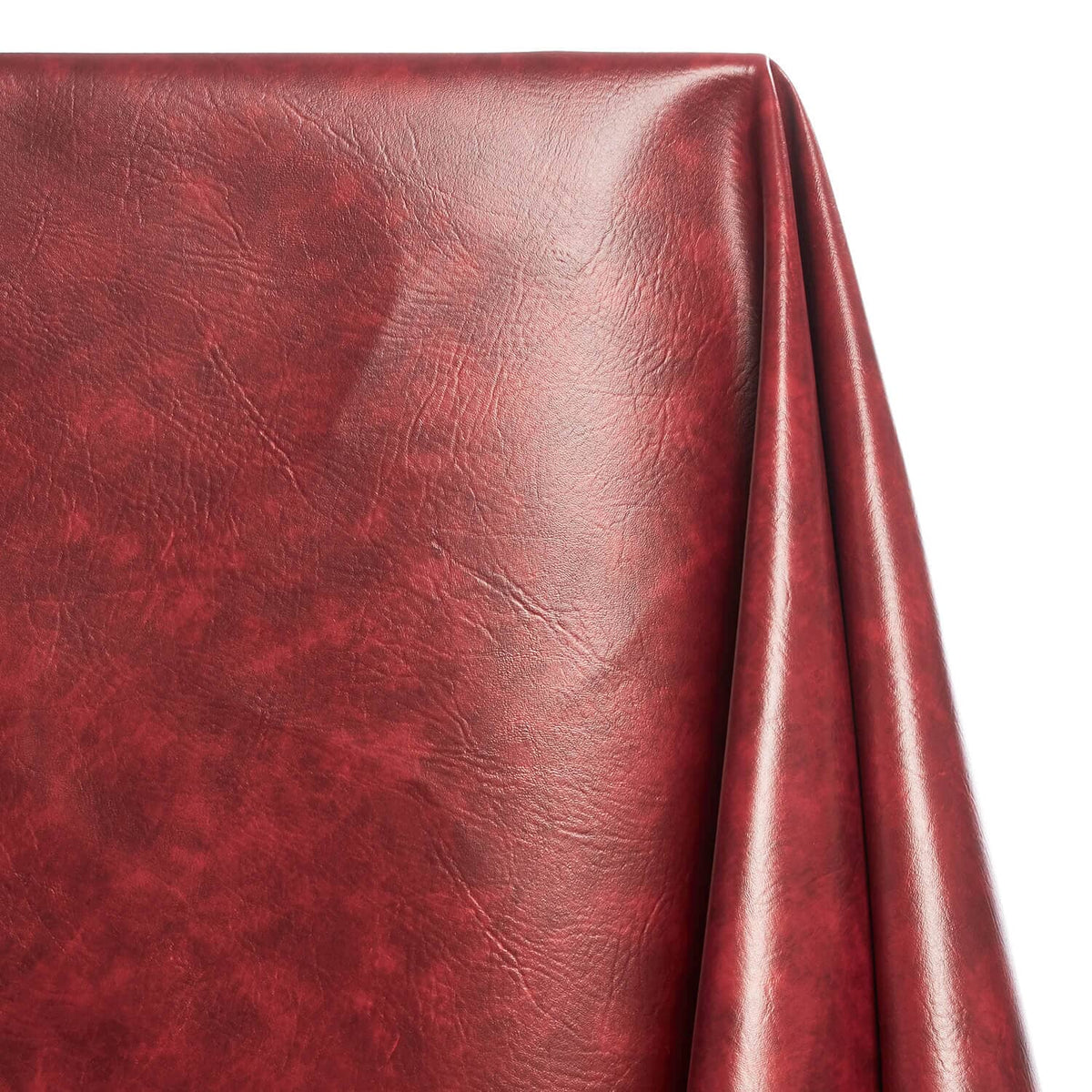 Ottertex Vinyl Fabric Faux Leather Pleather Upholstery 54 Wide by The Yard (Red)